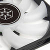 Silverstone Air Slimmer 120 Computer case, Processor Air cooler 12 cm Black, Transparent 1 pc(s)