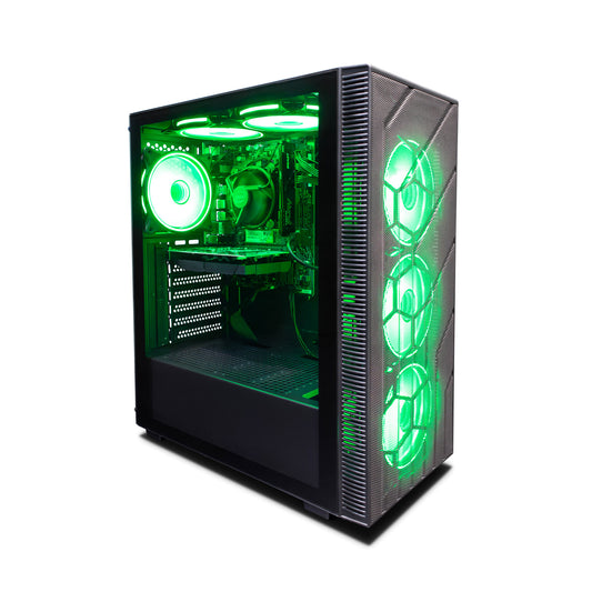 GTR Gatling Prebuilt Gaming PC | Intel Core i5-10400F 2.9 GHz| AMD RX 7600 8GB GDDR6 | 16GB DDR4 3200MHz RAM  | 1TB NVMe SSD | 650W PSU | ARGB Case | Windows 11 Home | WiFi - Gaming Desktop PC – Ideal for Immersive PC Gaming & Performance