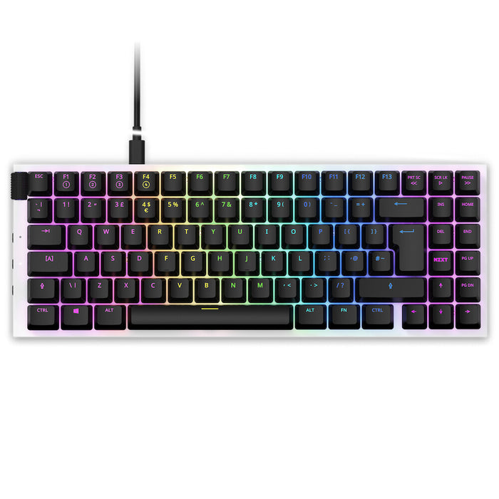 NZXT Function MiniTKL Mechanical Keyboard | Wired, QWERTY, White, Backlit