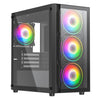 Vida Lucid ARGB PC Case Black | Liquid Cooling Support