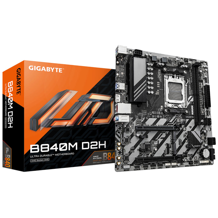 Gigabyte B840M D2H mATX Motherboard | AM5 | 2x DDR5 Slots