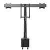 StarTech Desk Mount Dual Monitor Arm with USB & Audio - Slim Full Motion Adjustable Dual Monitor VESA Mount for up to 32" Displays - Ergonomic Articulating - C-Clamp/Grommet