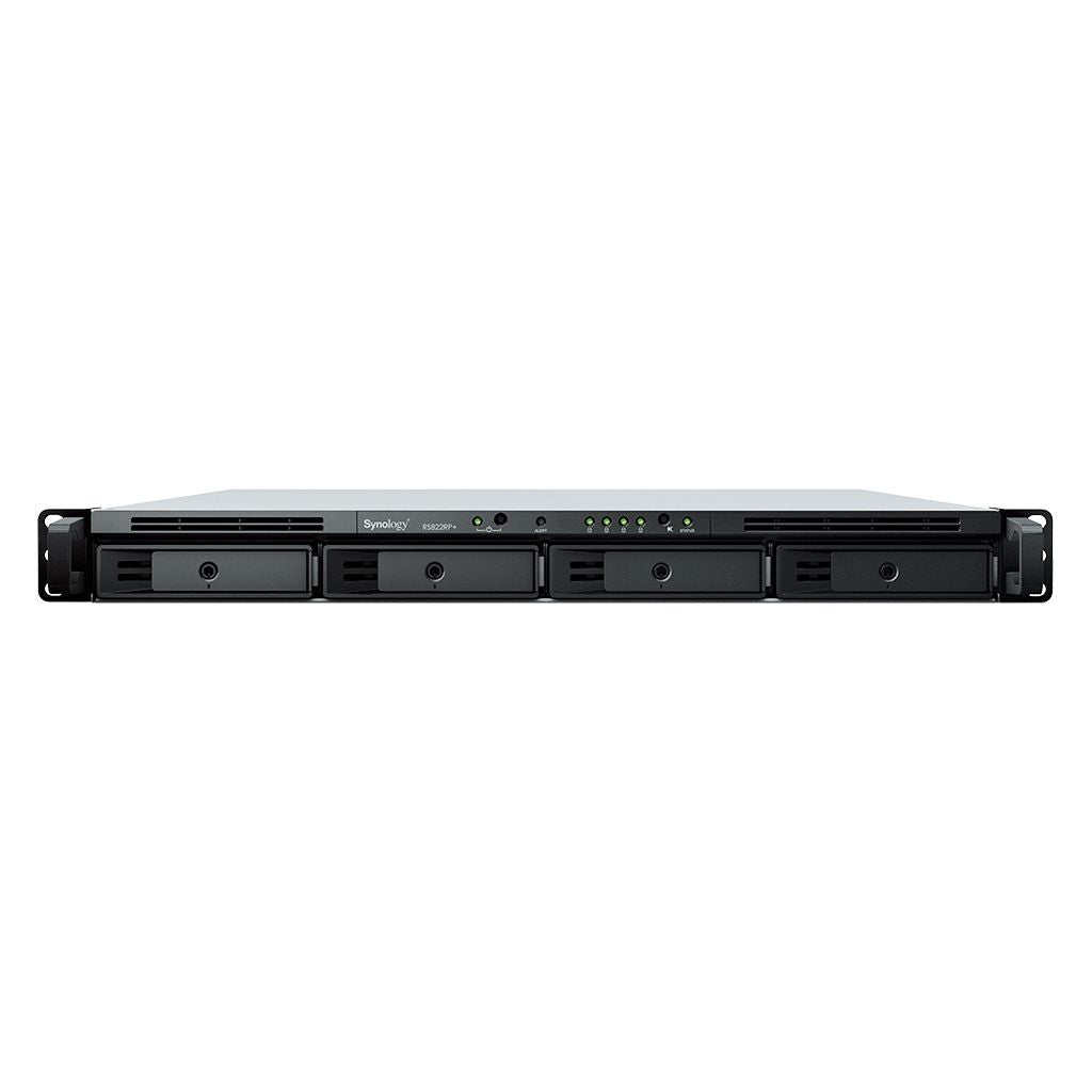 Synology RackStation RS822RP+ NAS Rack (1U) Ethernet LAN Black, Stainless steel V1500B