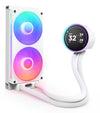 NZXT Kraken Elite 240 RGB AIO Liquid Cooler | 240mm 2800 RPM 75.12 CFM PWM RGB White