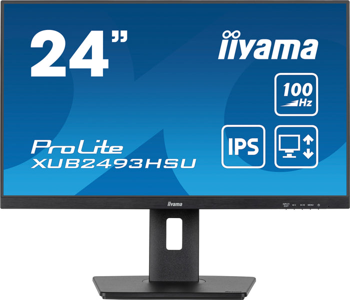 iiyama XUB2493HSU-B7 24" Full HD Monitor | 1920 x 1080 100Hz 1ms HDMI DP