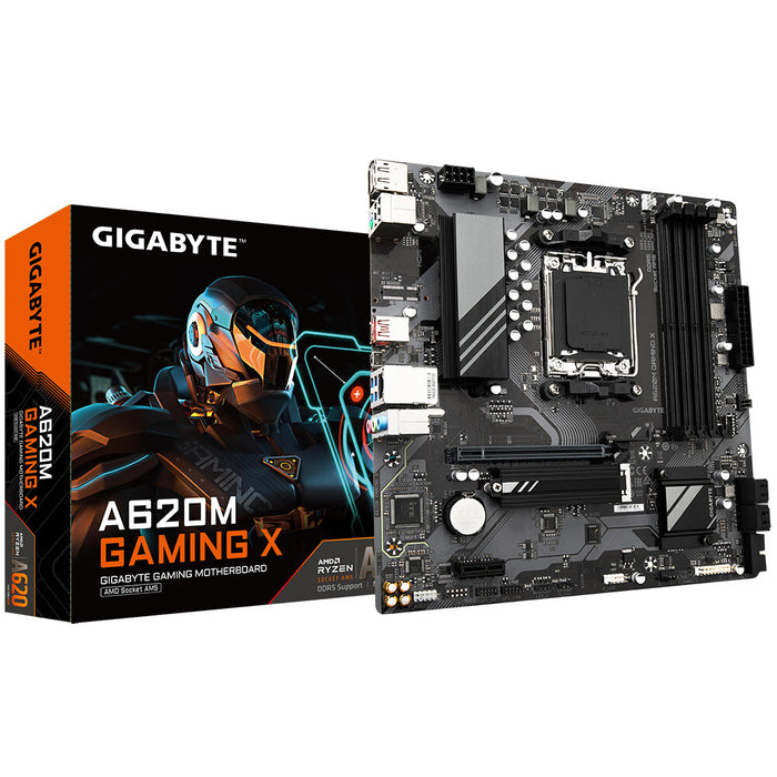 Gigabyte A620M GAMING X mATX Motherboard | AM5 | 4x DDR5 Slots