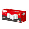 Mercusys Whole Home Mesh WiFi 6 System AX1500 Dual-band Wi-Fi 6 Mesh System | 3-Pack, White