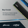 Crucial Pro 64 GB (2x32 GB) DDR4 3200 MHz Memory Kit | CL22, XMP, Heatsink