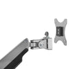 StarTech Desk Mount Monitor Arm - Heavy Duty Ergonomic VESA Monitor Arm - Single 9kg Display - Full Motion, Height Adjustable, Articulating - Aluminum - C-Clamp/Grommet - Silver