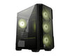 MSI MAG FORGE M120R AIRFLOW computer case Mini Tower Black, Transparent
