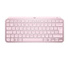 Logitech MX Keys Mini Keyboard | Wireless, QWERTY, Pink, Backlit