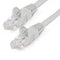 StarTech 1m CAT6 Ethernet Cable - LSZH (Low Smoke Zero Halogen) - 10 Gigabit 650MHz 100W PoE RJ45 10GbE UTP Network Patch Cord Snagless with Strain Relief - Grey, CAT 6, ETL Verified, 24AWG