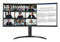 LG 34WR55QK-B 34" Wide Quad HD Curved Monitor | 3440 x 1440 100Hz HDMI DP
