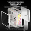 Corsair iCUE LINK 5000T LX RGB Midi Tower PC Case White | Liquid Cooling Support