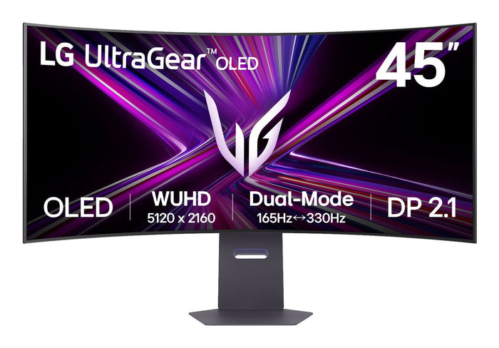 LG UltraGear computer monitor 114.3 cm (45") 5120 x 2160 pixels 5K Ultra HD OLED Black