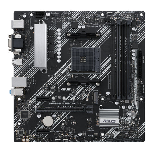 ASUS PRIME A520M-A II/CSM motherboard AMD A520 Socket AM4 micro ATX