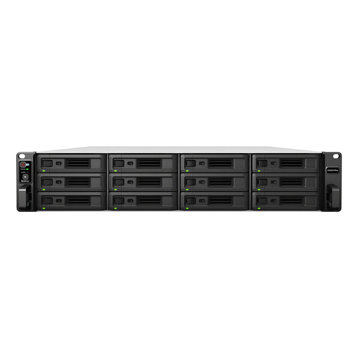 Synology RackStation RS3621RPxs Rack (2U) NAS with 12 x 16TB HAT5300 Drives | 12-bay, HDD & SSD, Intel Xeon CPU, 8 GB GB RAM, 4 x LAN Ports