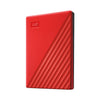 Western Digital My Passport 4 TB Encrypted External HDD | USB 3.2  Red