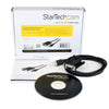StarTech USB to Serial RS232 Adapter - DB9 Serial DCE Adapter Cable with FTDI - Null Modem - USB 1.1 / 2.0 - Bus-Powered