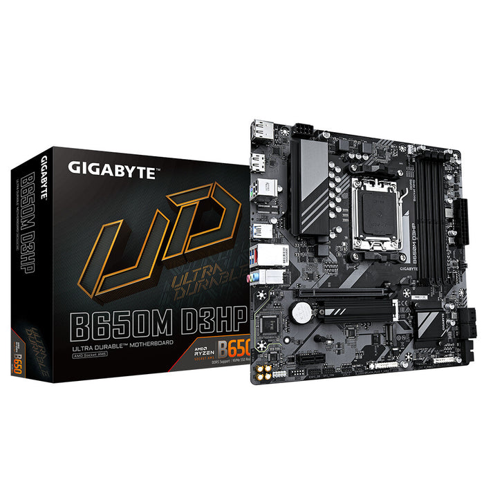 Gigabyte B650M D3HP (rev. 1.0) mATX Motherboard | AM5 | 4x DDR5 Slots