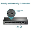 TP-Link 9-Port 10/100Mbps Desktop Switch with 8-Port PoE+