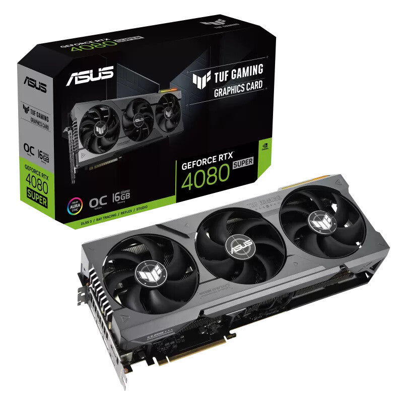 ASUS GeForce RTX 4080 SUPER 16 GB GDDR6X Graphics Card | PCIe 4.0 | 3 ? DP and 2 ? HDMI | Active Cooling