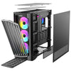 Antec Performance 1 FT ARGB Full Tower PC Case Black | Liquid Cooling Support