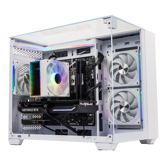 GTR Gaming PC | Intel Core i5-12400F | RTX 5060 | 32GB DDR4 RAM | 1TB NVMe SSD | 600W 80+ Bronze | Wi-Fi | Windows 11 | White ARGB Case