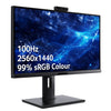 Acer B8 VERO B278UEBEMIQPRCUZX IPS 100HZ 27" Quad HD Monitor | 2560 x 1440 100Hz USB-C HDMI DP