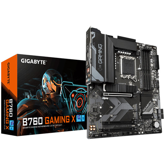 Gigabyte B760 GAMING X ATX Intel Motherboard | LGA1700 Socket - 4 x DDR5 Memory Slots