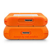 LaCie Rugged Mini 2 TB Encrypted External HDD | USB 3.2  Orange, Silver