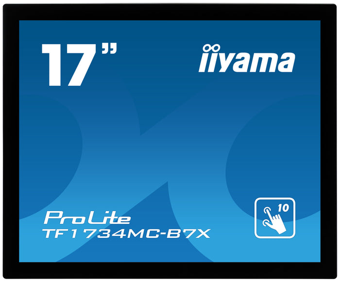 iiyama ProLite TF1734MC-B7X computer monitor 43.2 cm (17") 1280 x 1024 pixels SXGA LED Touchscreen Black