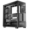 Antec FLUX SE Midi Tower PC Case Black, Wood | Liquid Cooling Support