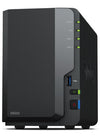 Synology DiskStation DS223 Mini Tower NAS with 2 x 6TB HAT3300 Drives | 2-bay, HDD & SSD, Realtek CPU, 2 GB GB RAM, 1 x LAN Ports