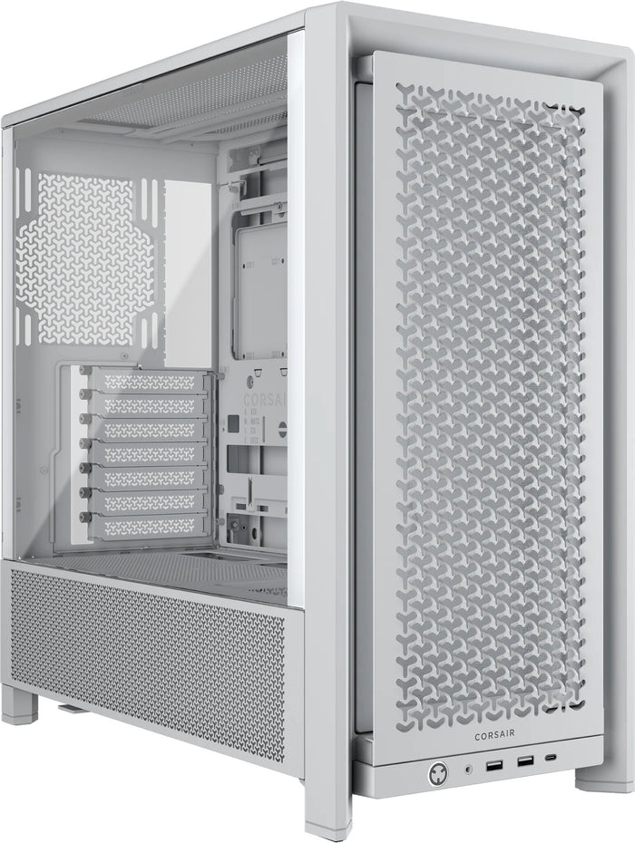 Corsair FRAME 4000D Midi Tower PC Case White | Liquid Cooling Support