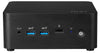 MSI Cubi NUC 1M Intel Core 7 150U Desktop PC, NUC, SFF, Mini Computer, HTPC, (16GB RAM, 1TB Storage, Windows 11 PRO), Intel Graphics/DDR5/Dual ThunderBolt 4/Dual HDMI/Dual LAN/WiFi 6E/BT 5.3/VESA