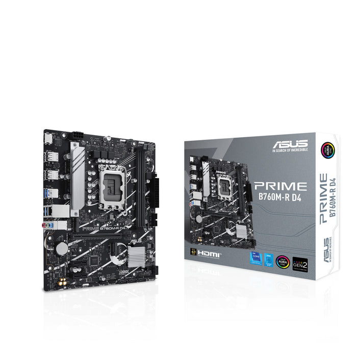 ASUS PRIME B760M-R D4 mATX Motherboard | LGA1700 | 2x DDR4 Slots