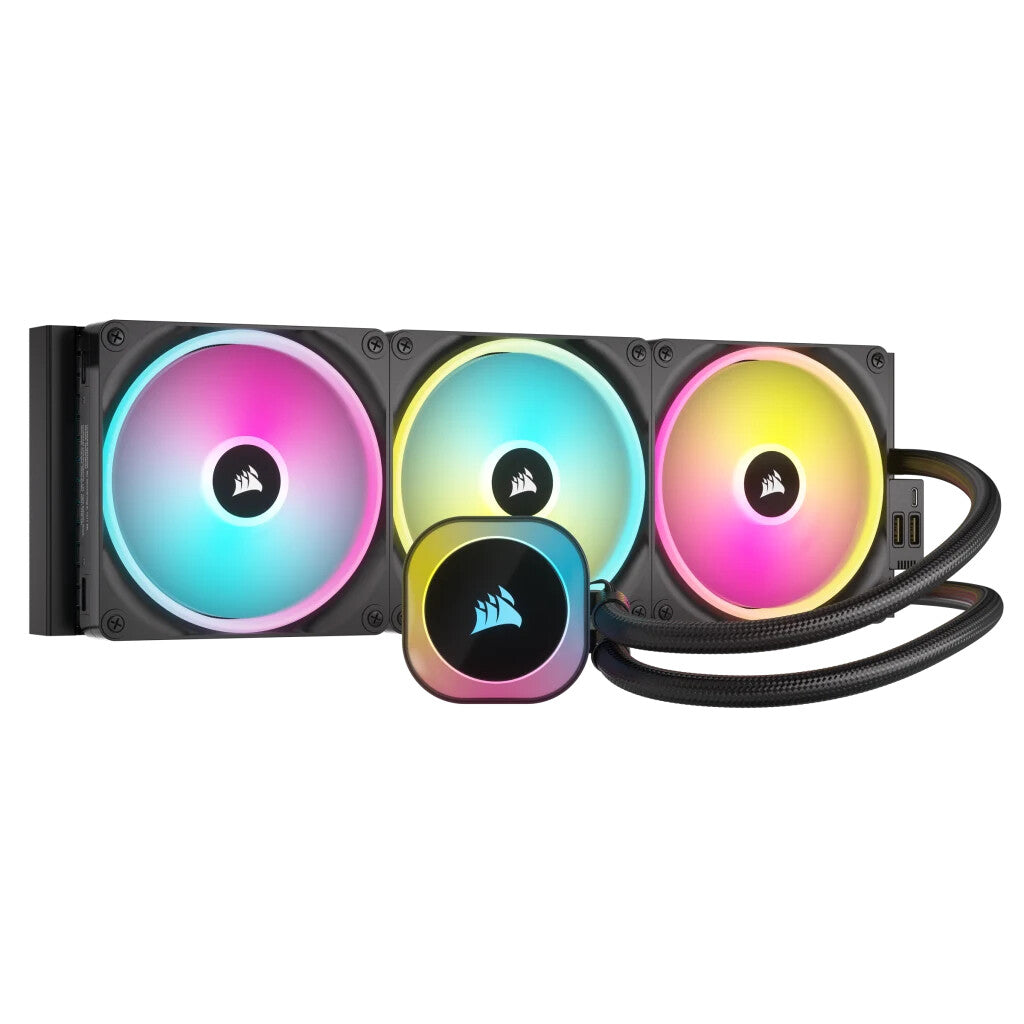 Corsair H170I Processor Liquid сooling kit 14 cm Black