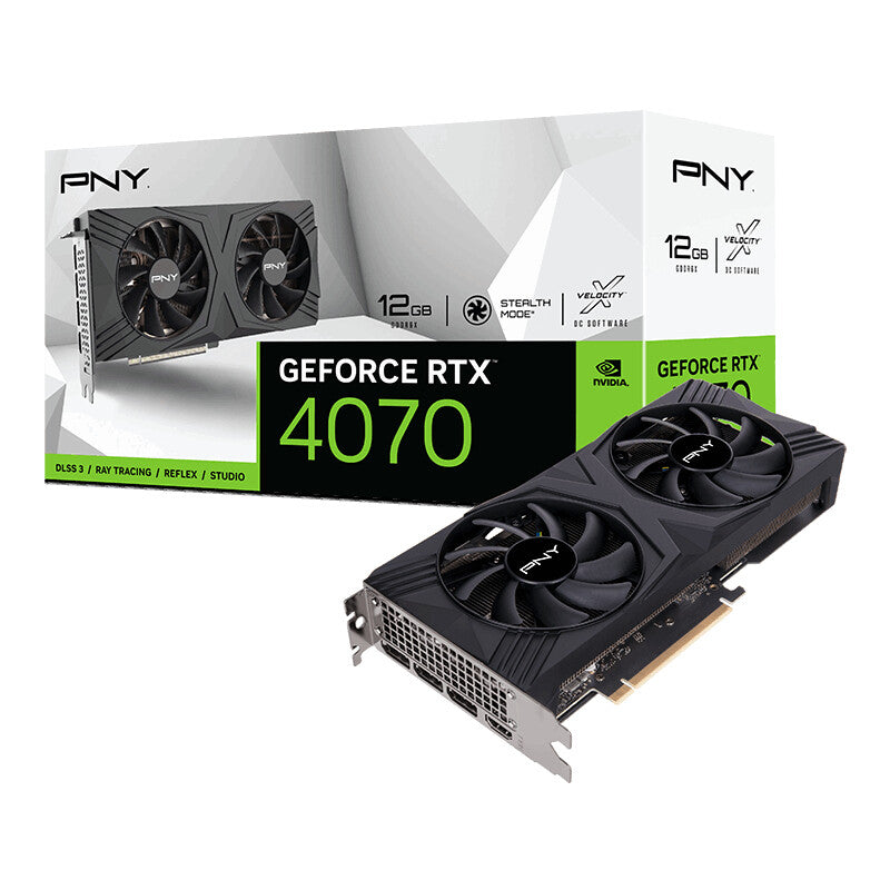 PNY VCG407012DFXPB1 graphics card NVIDIA GeForce RTX 4070 12 GB GDDR6X