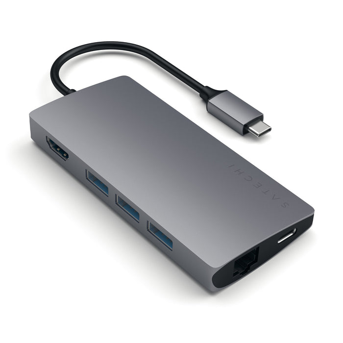 Satechi Multi-Port Adapter V2 Dock st. USB 3.2 Gen 1 (3.1 Gen 1) Type-C 10000 Mbit/s Grey