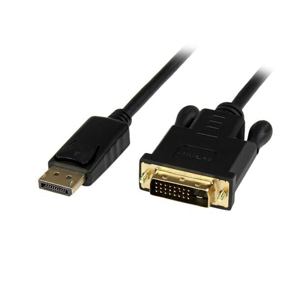 3ft DisplayPort to DVI Cable 1080p Video Active DisplayPort to DVI Adapter Cable DisplayPort to DVI D Cable Converter Single Link DP 1.2 to DVI Monitor Cable