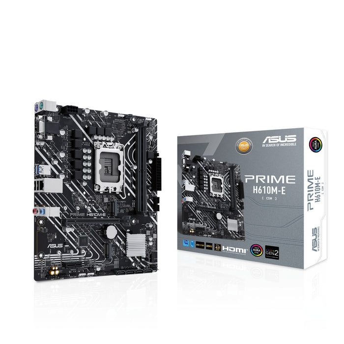 ASUS PRIME H610M-E-CSM mATX Motherboard | LGA1700 | 2x DDR5 Slots