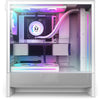 NZXT H5 Flow RGB Midi Tower PC Case White | Liquid Cooling Support