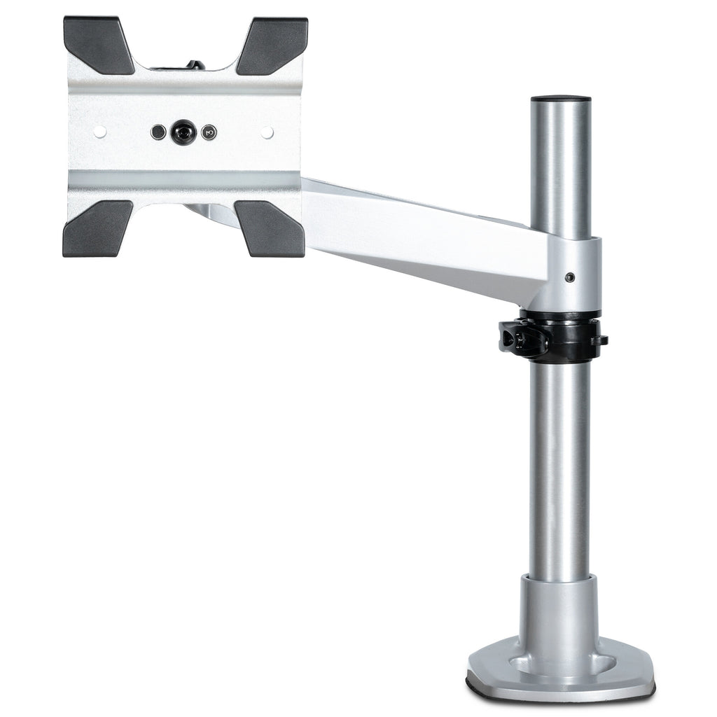 .com Desk Mount Monitor Arm VESA or Apple iMac Thunderbolt or Ultrawide Display up to Articulating Height Adjustable Single Desktop Monitor Pole Mount Clamp Grommet