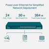 TP-Link Omada 24-Port Gigabit and 4-Port 10GE SFP+ L2+ Managed Switch with 24-Port PoE+