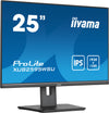 iiyama ProLite XUB2595WSU-B5 25" WUXGA Monitor | 1920 x 1200 HDMI VGA DP