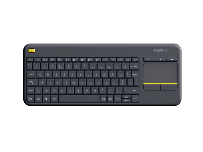 Logitech K400 Plus Tv Keyboard | Wireless, QWERTY, Black
