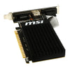 MSI GeForce GT 710 2 GB GDDR3 Graphics Card | PCIe 2.0 x16 | 1 x HDMI | Passive Cooling