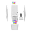 DeepCool CH560 DIGITAL WH ARGB Midi Tower PC Case White | Liquid Cooling Support