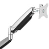 StarTech Desk Mount Monitor Arm - Heavy Duty Ergonomic VESA Monitor Arm - Single 9kg Display - Full Motion, Height Adjustable, Articulating - Aluminum - C-Clamp/Grommet - Silver
